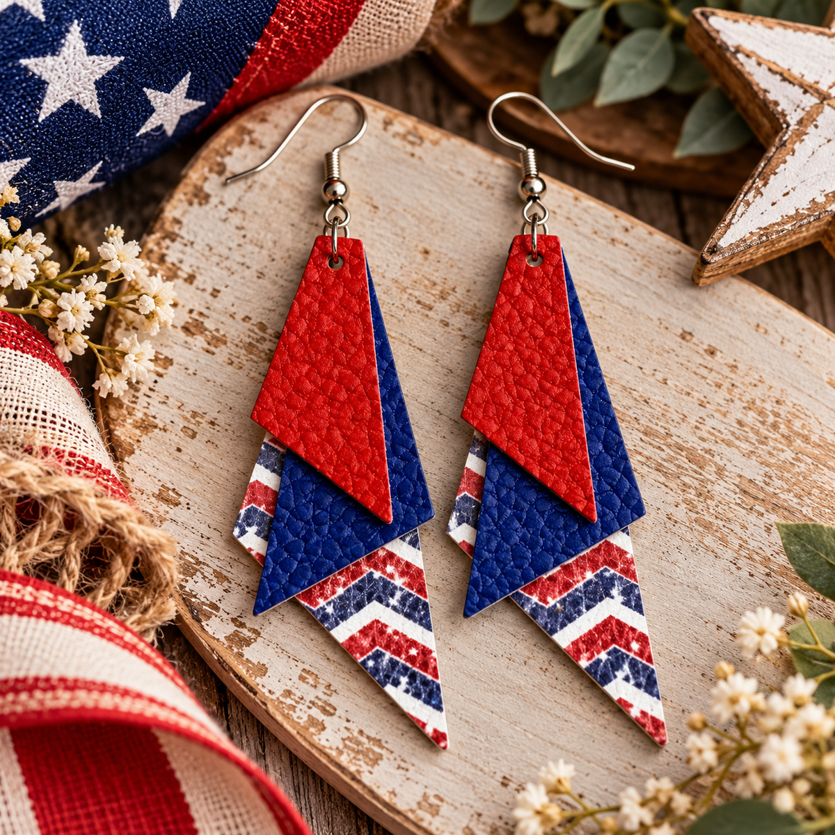 July 4th Earrings