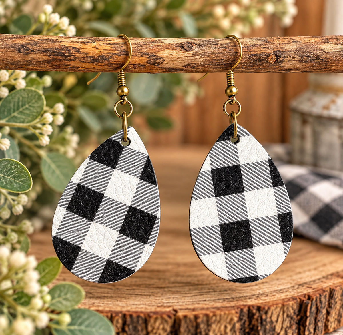 Buffalo Plaid Earrings