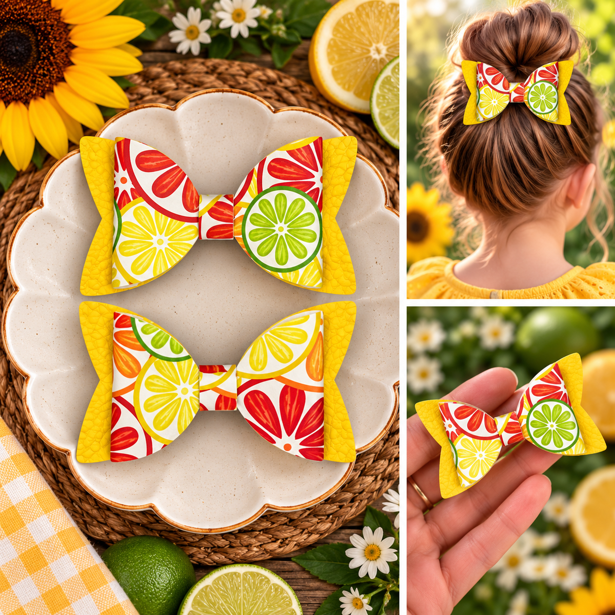 Summer Hair Bows