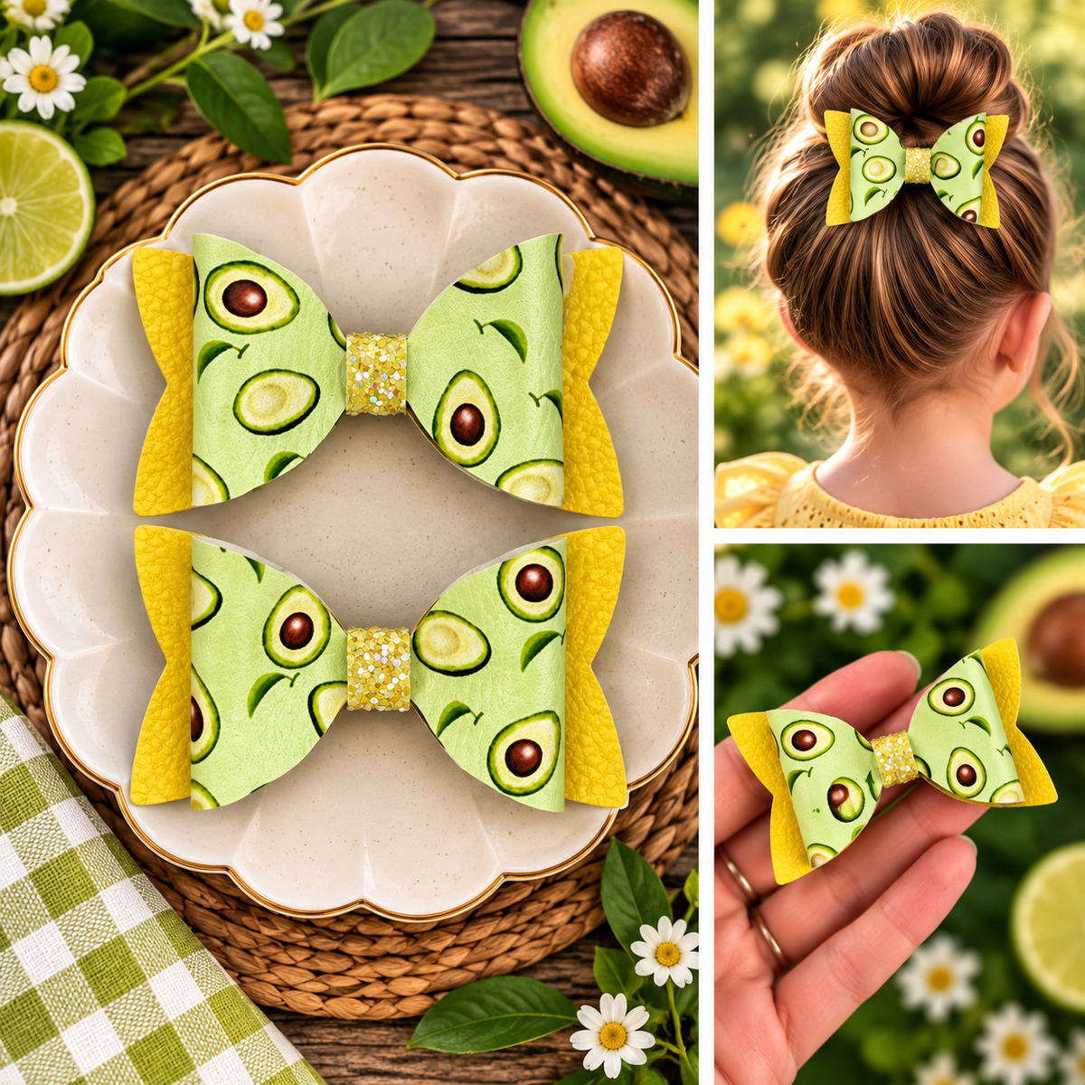 Summer Hair Bows