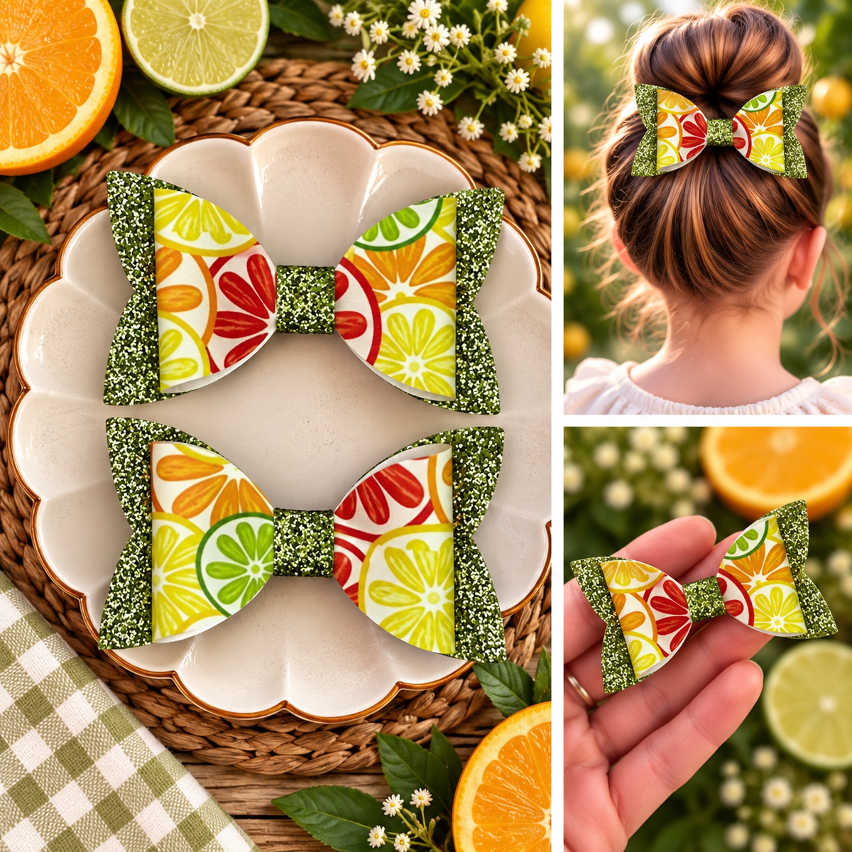 Summer Hair Bows