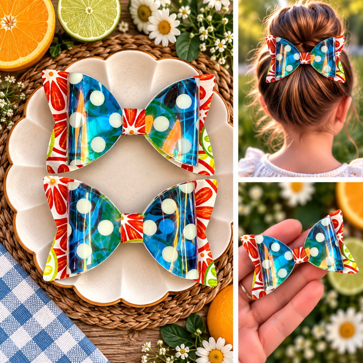 Summer Hair Bows