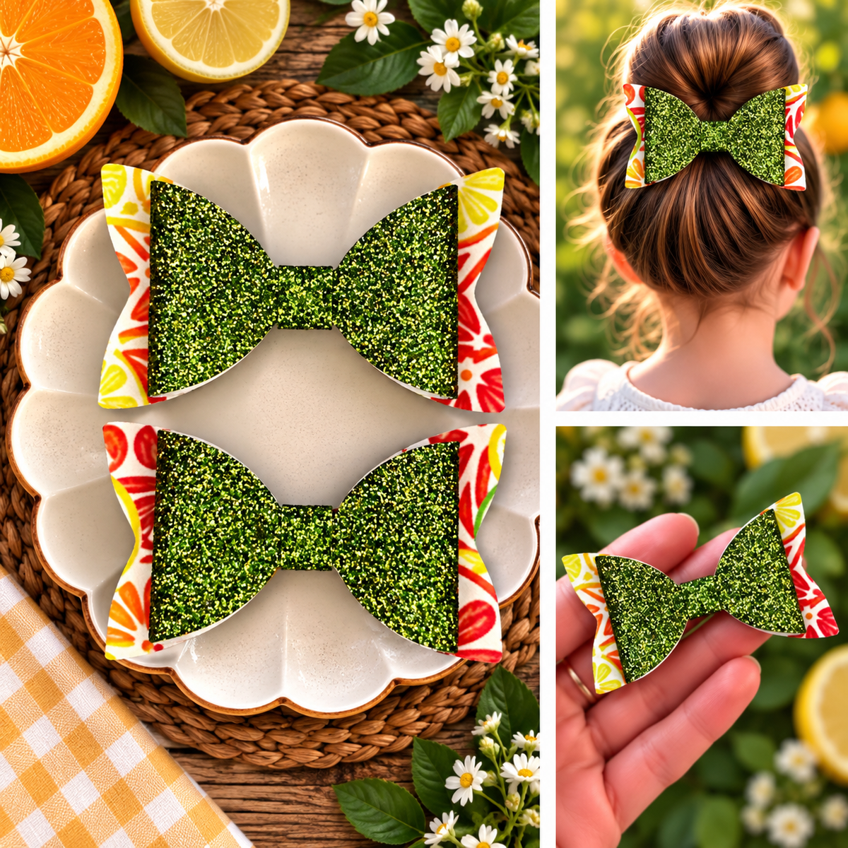 Summer Hair Bows