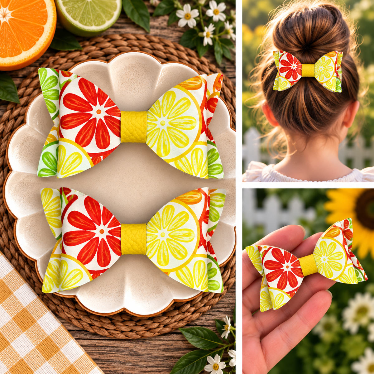 Summer Hair Bows