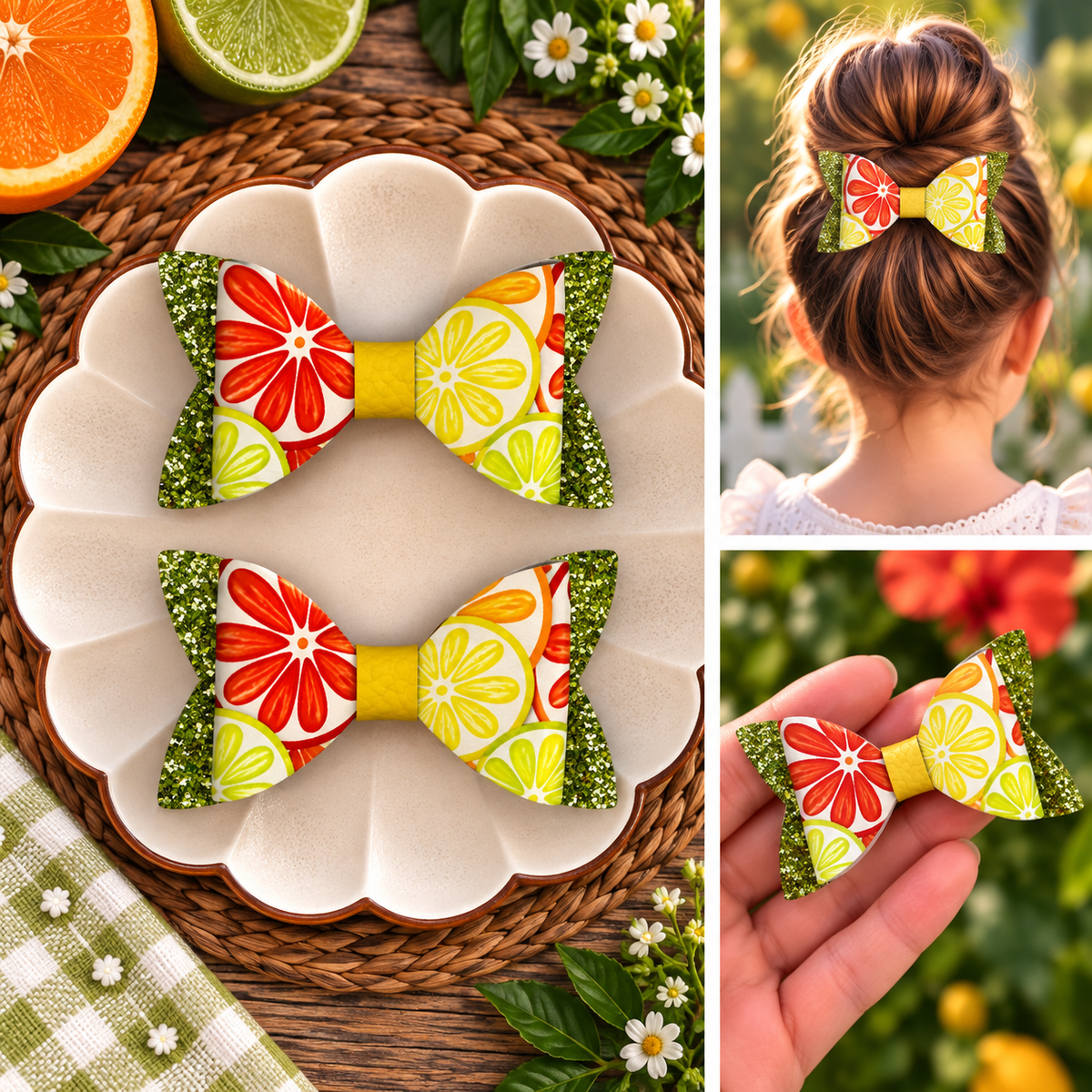Summer Hair Bows