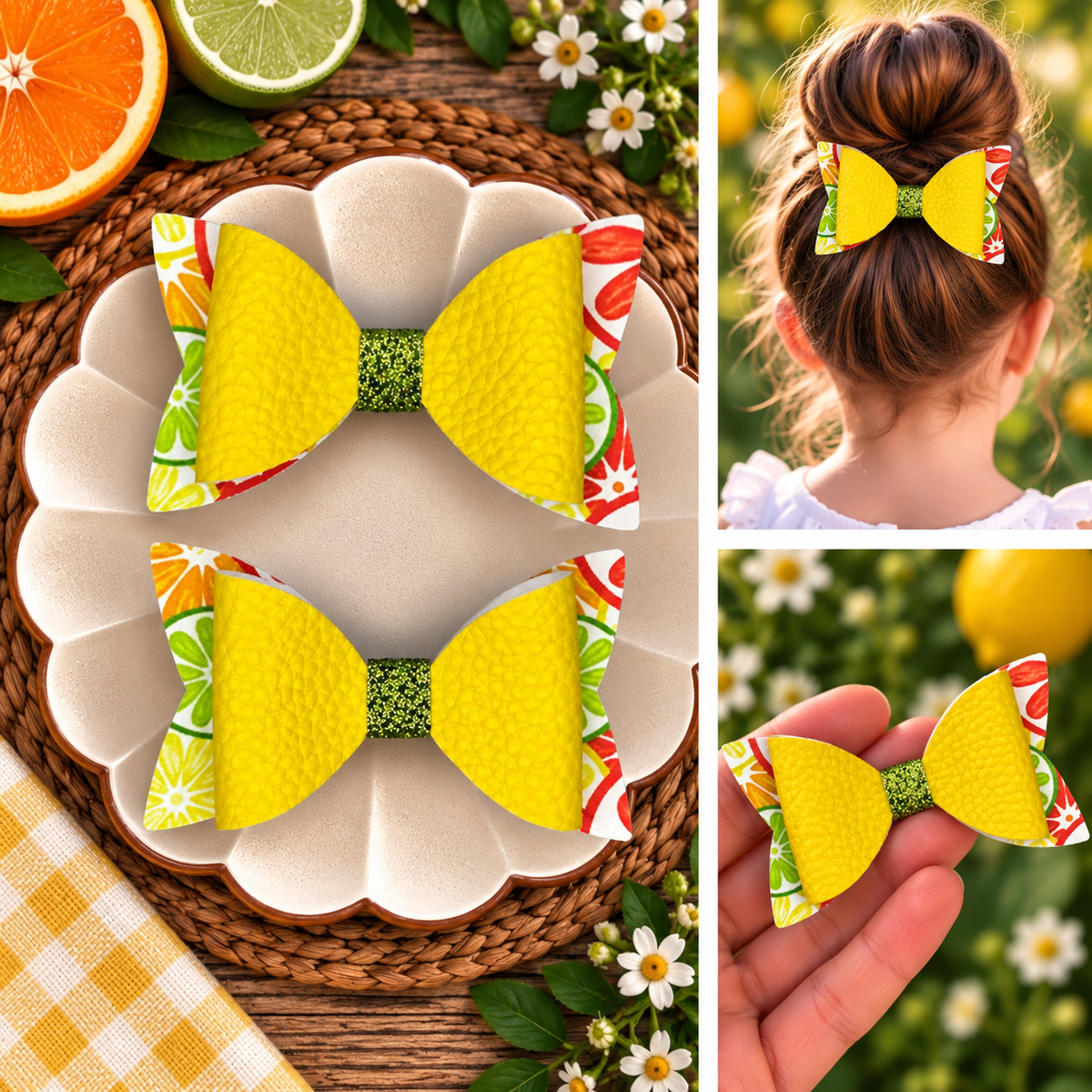 Summer Hair Bows