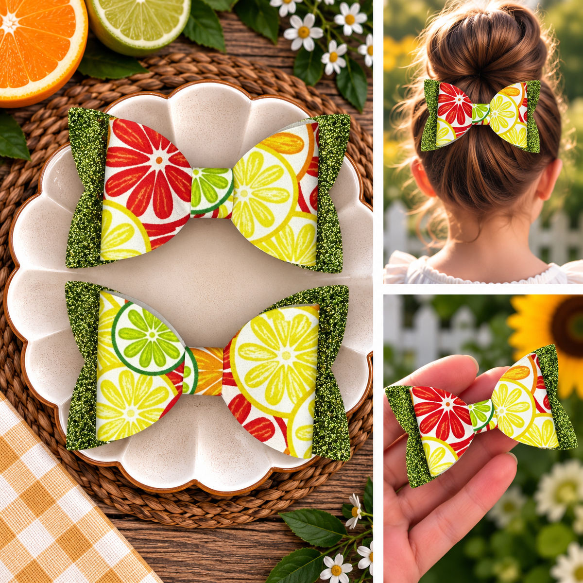 Summer Hair Bows