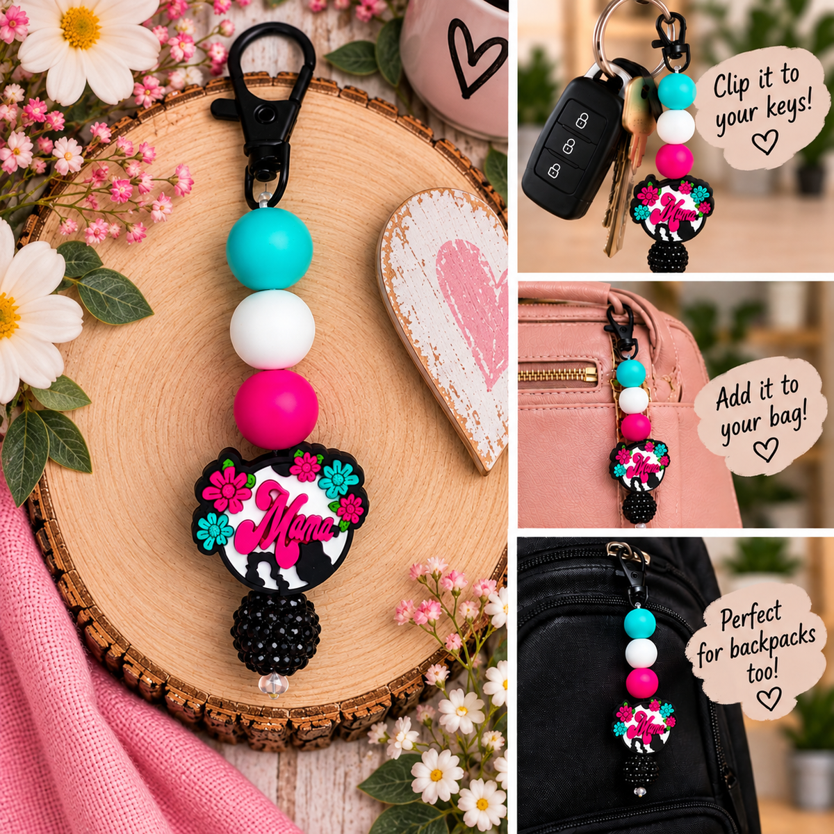 "Mama" Keychains