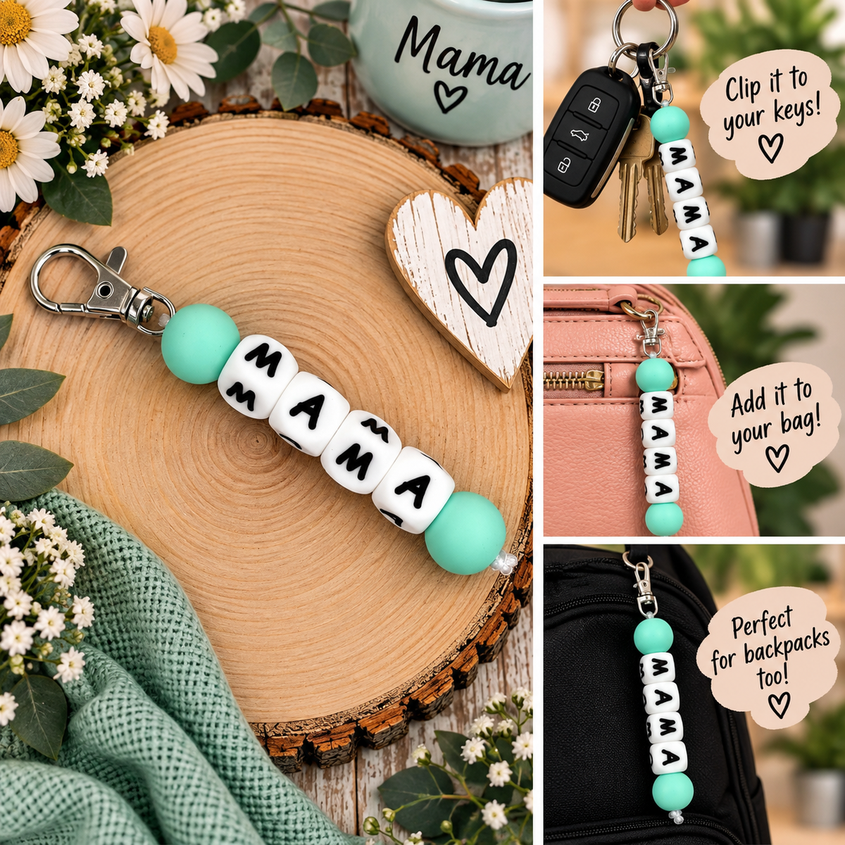 "Mama" Keychains