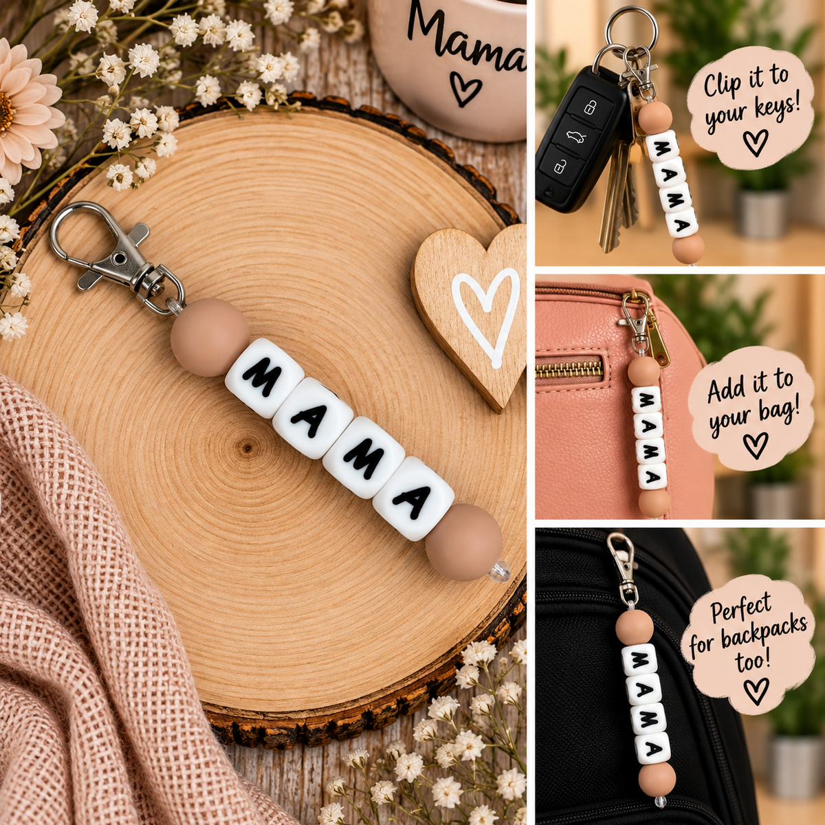 "Mama" Keychains