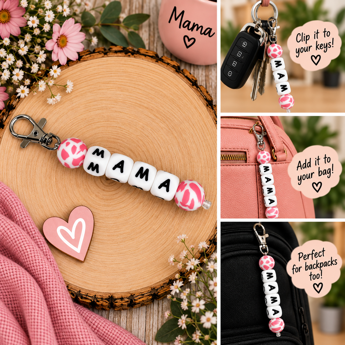 "Mama" Keychains