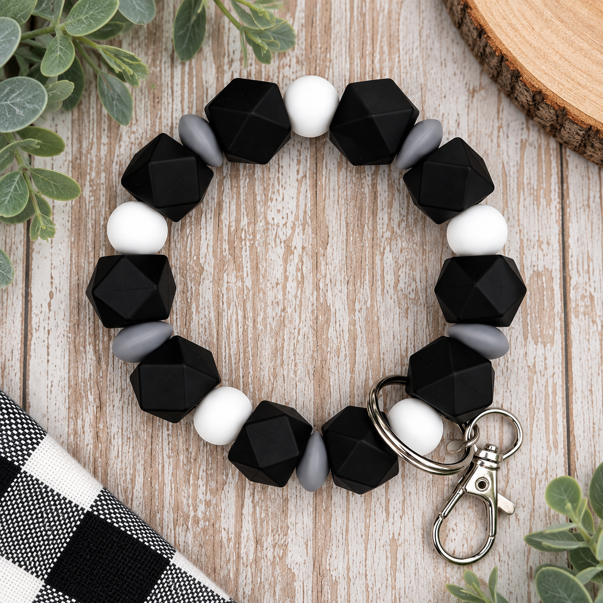 Silicone Bead Wristlets (no tassels)