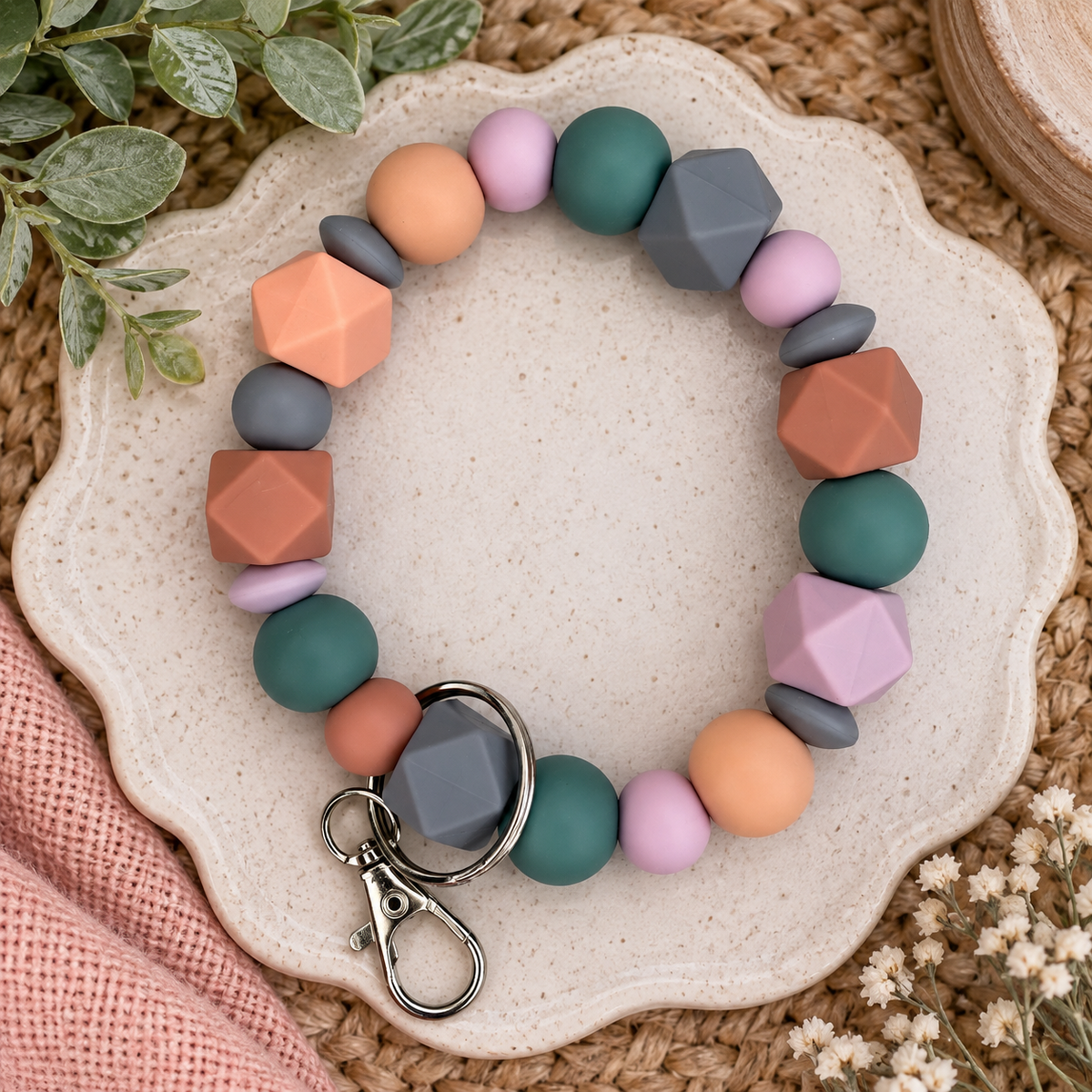 Silicone Bead Wristlets (no tassels)