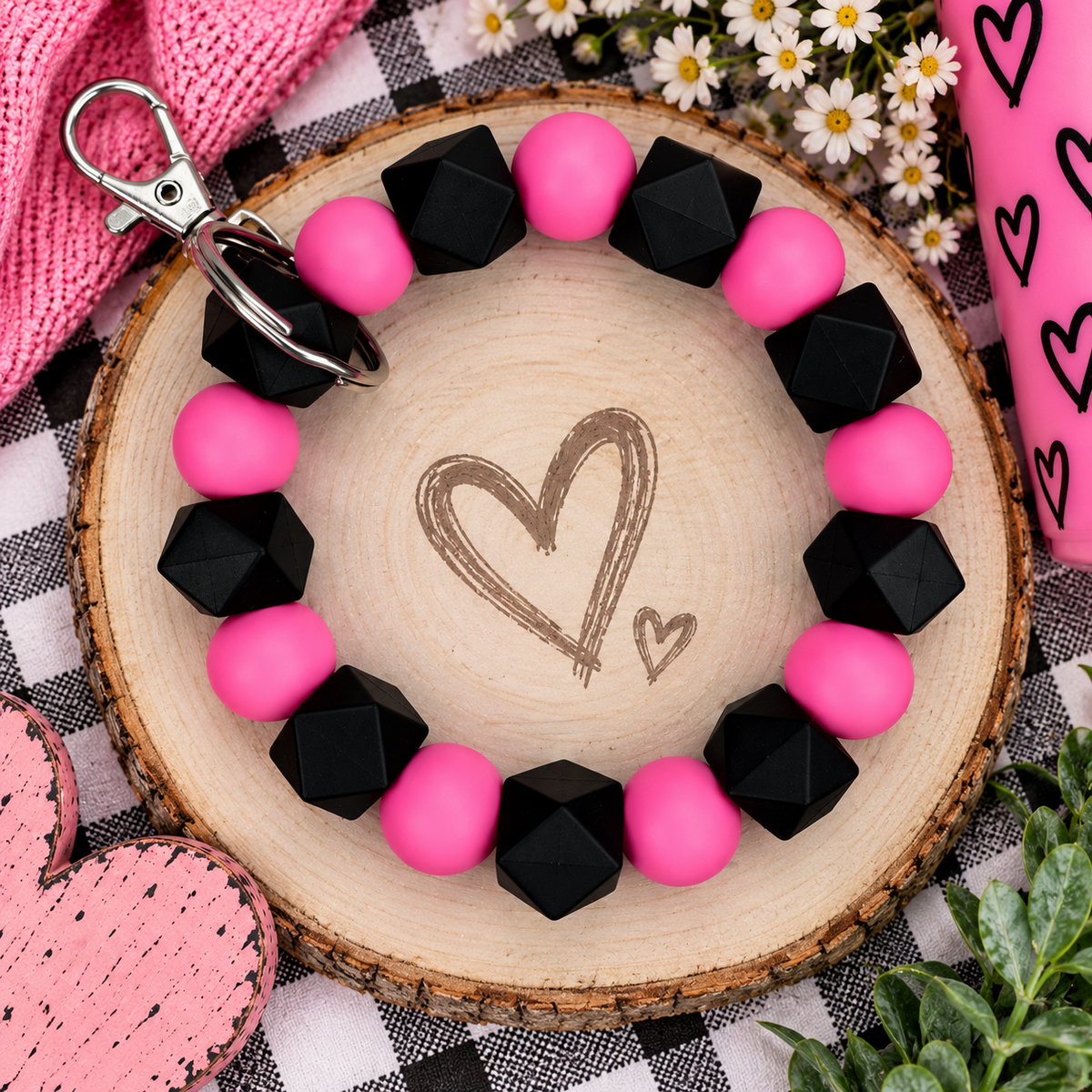 Silicone Bead Wristlets (no tassels)