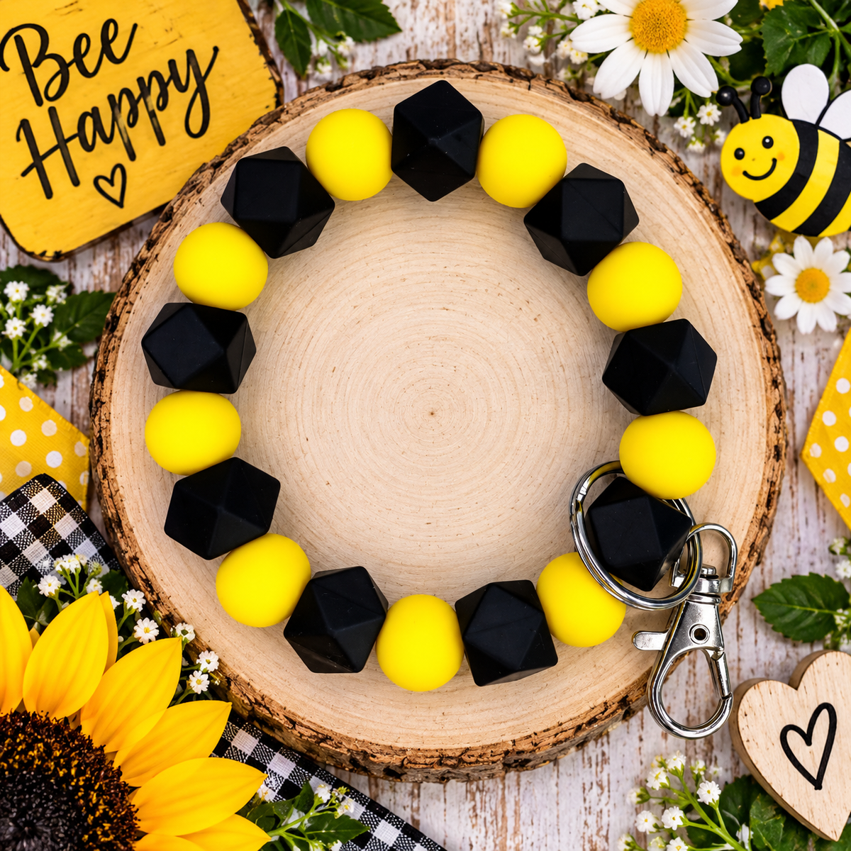 Silicone Bead Wristlets (no tassels)