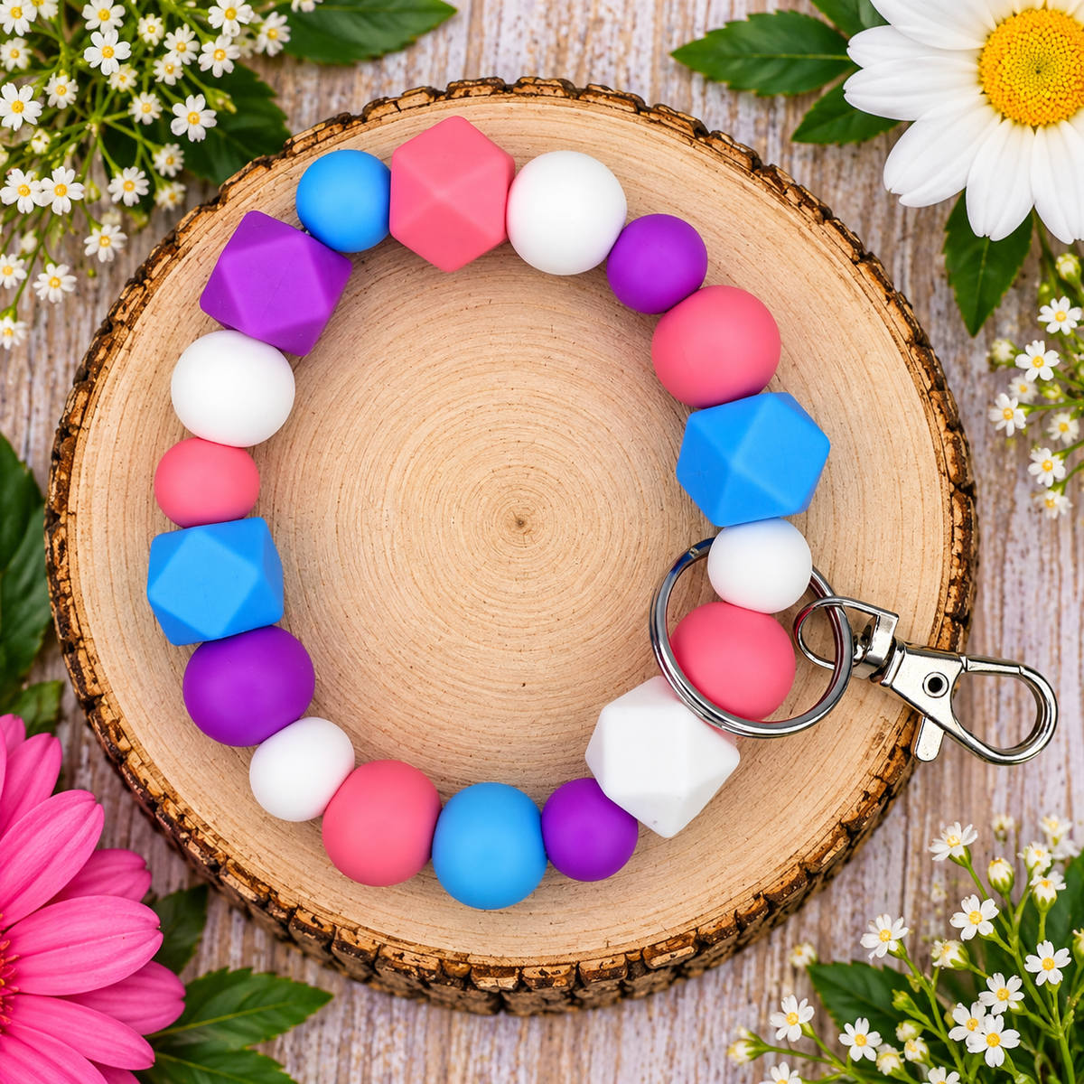 Silicone Bead Wristlets (no tassels)