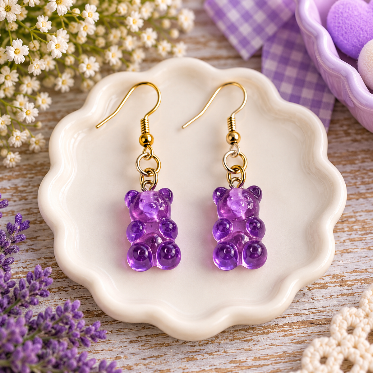 Gummy Bear Earrings