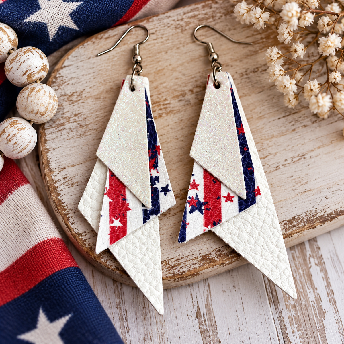 July 4th Earrings