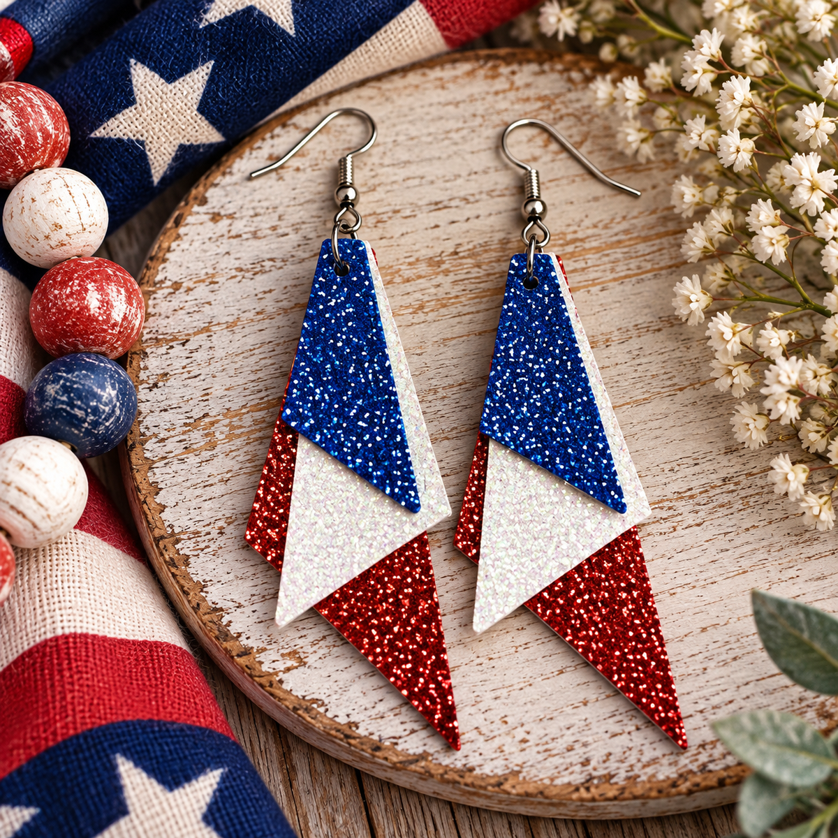 July 4th Earrings