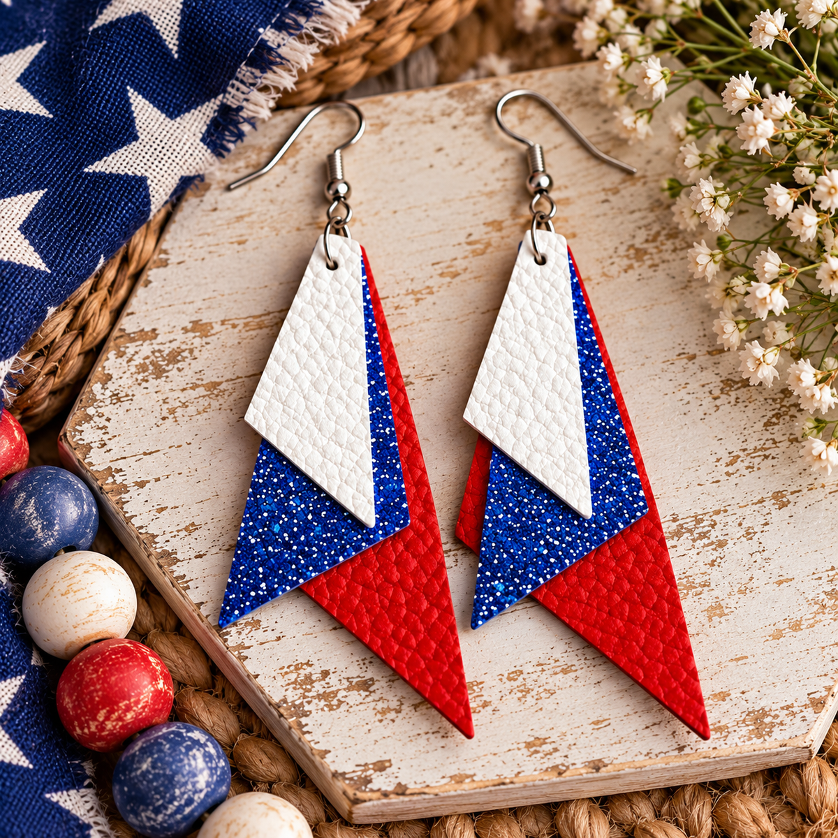 July 4th Earrings