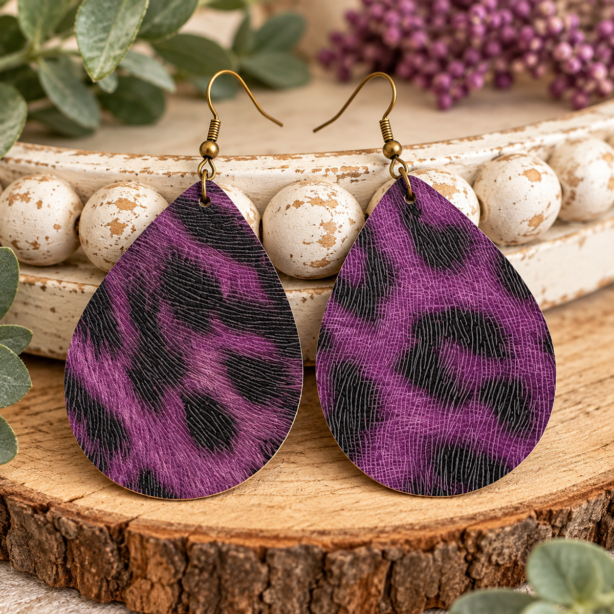 Miscellaneous Faux Leather Earrings