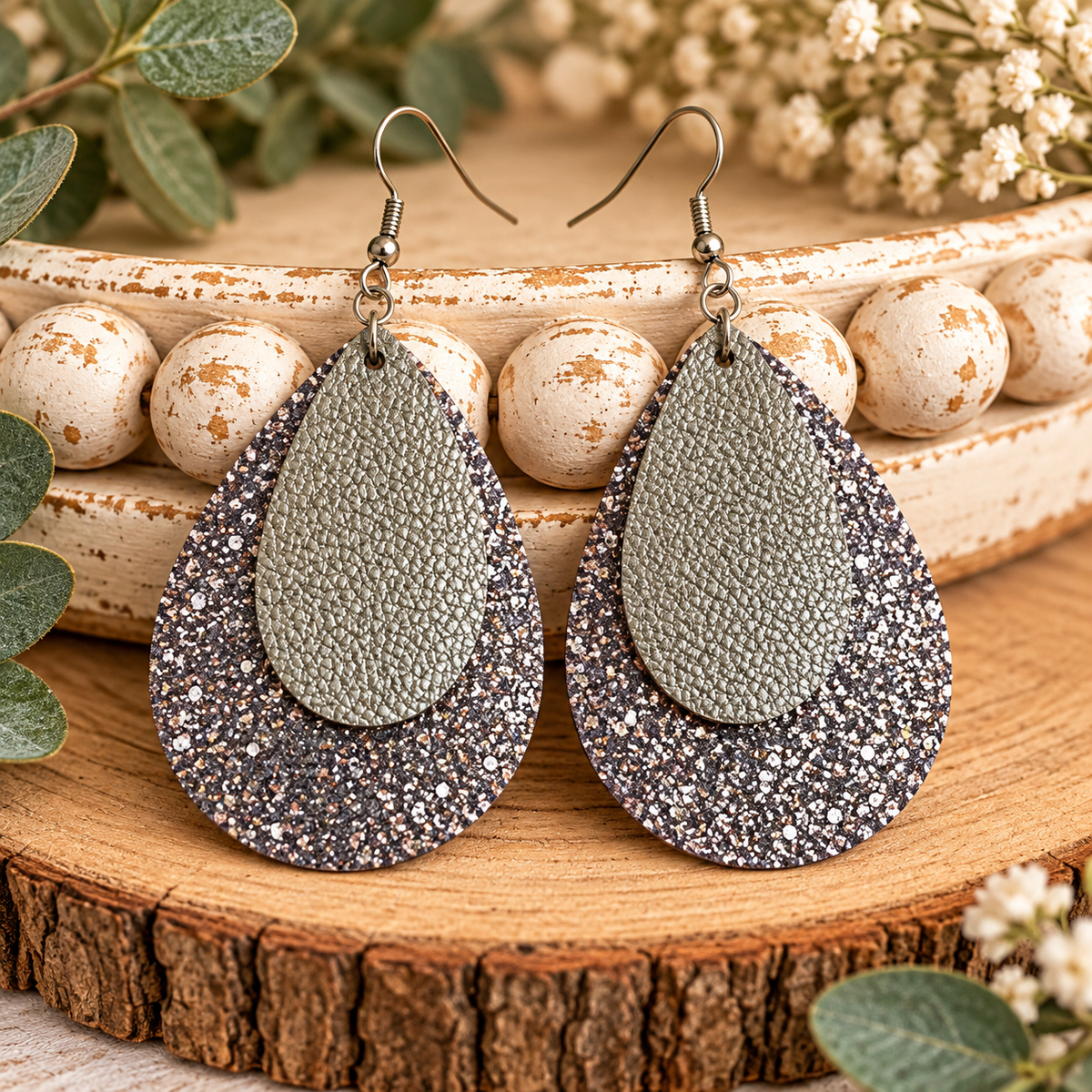 Miscellaneous Faux Leather Earrings