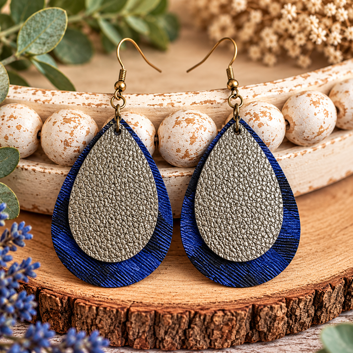 Miscellaneous Faux Leather Earrings