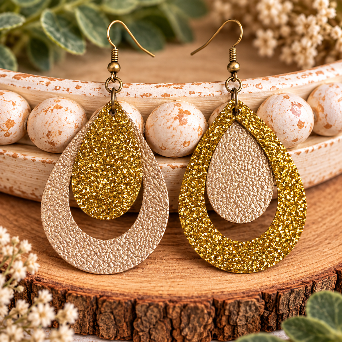 Double sided Earrings