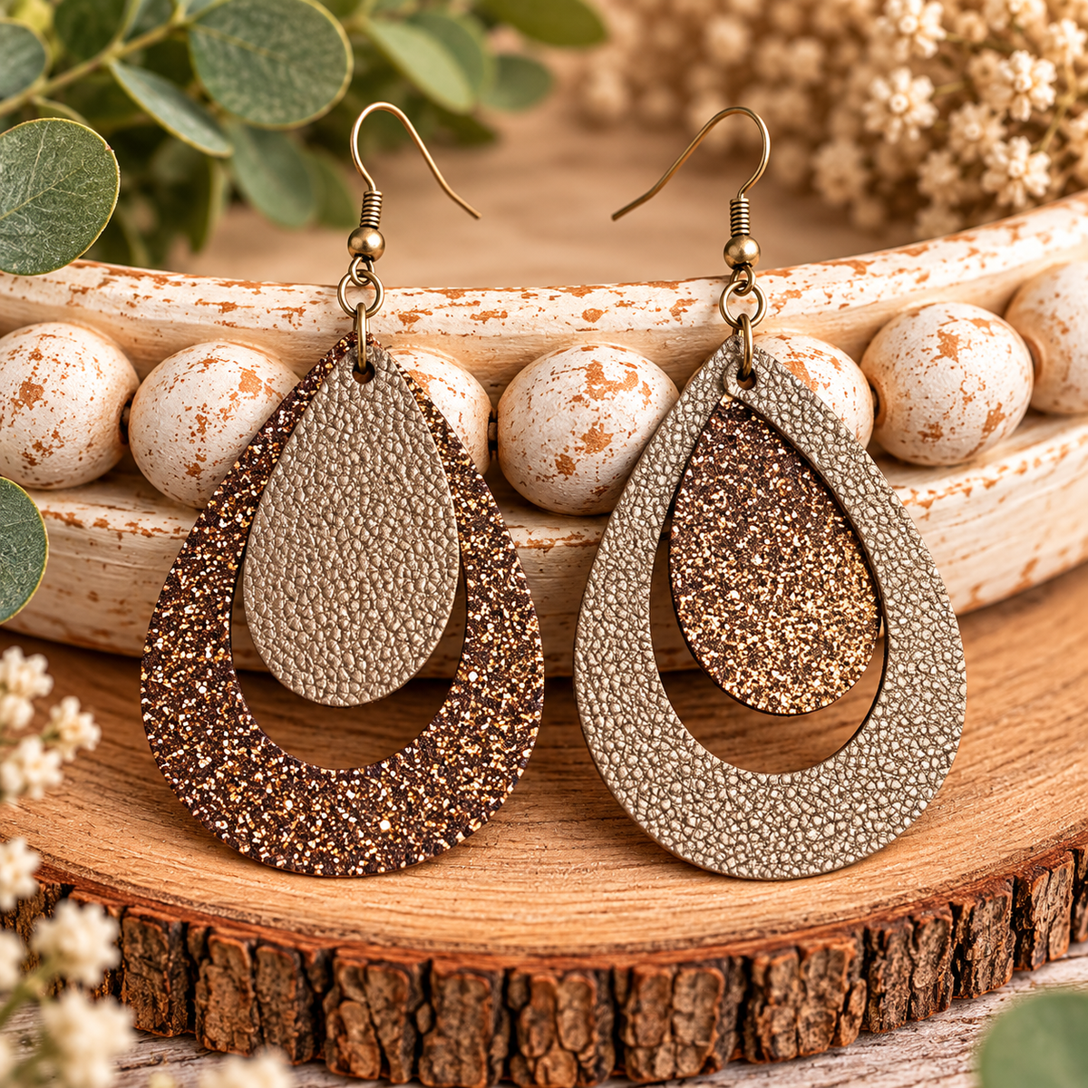 Double sided Earrings