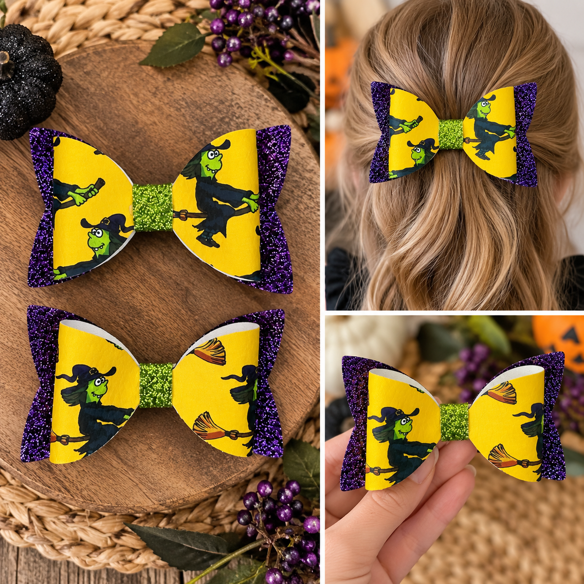 Halloween Hair Bows
