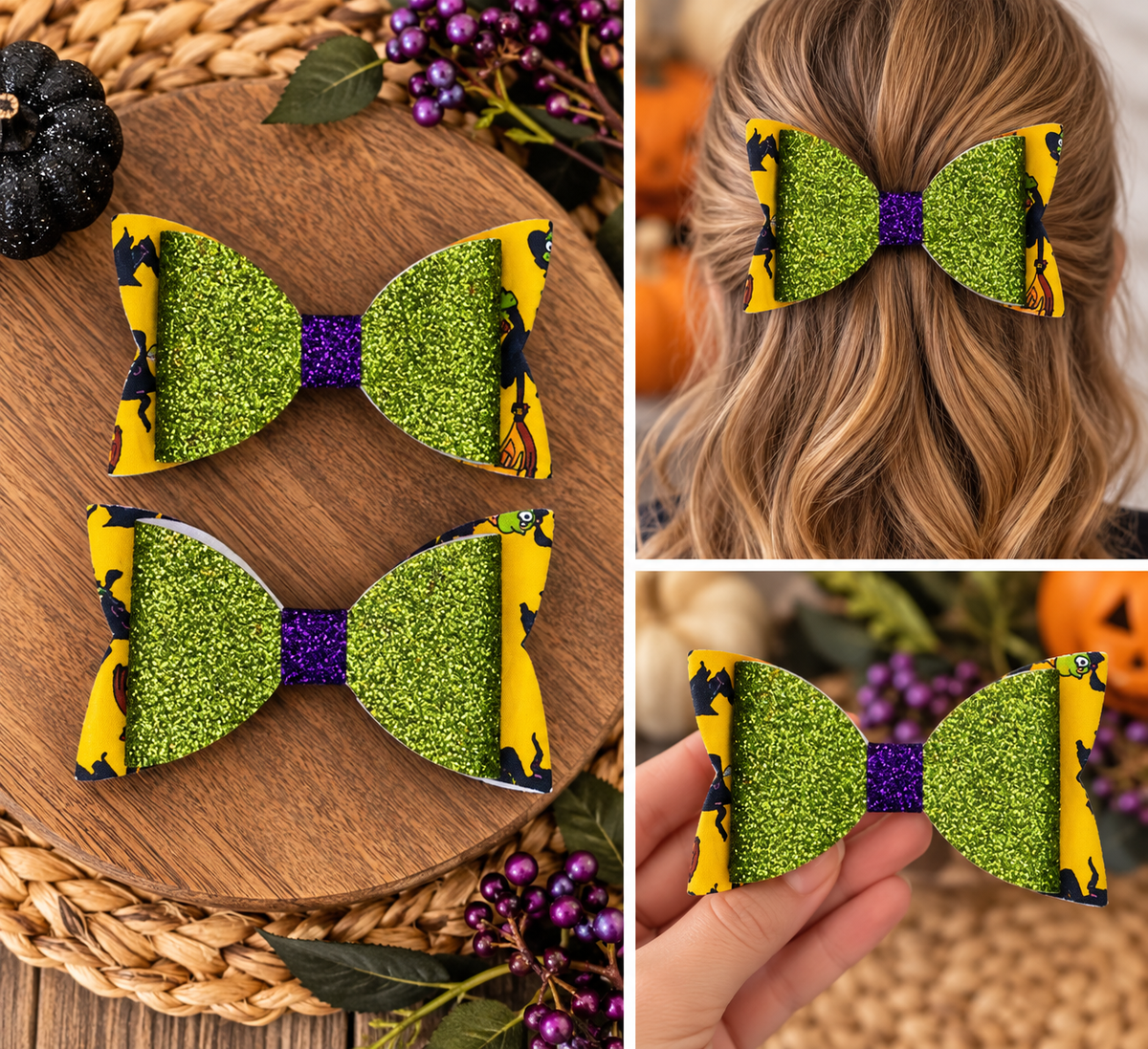Halloween Hair Bows