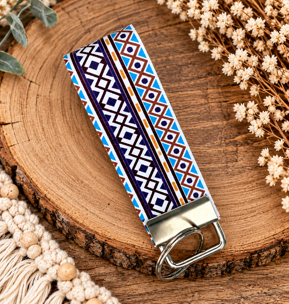 Faux Leather Key Fob Key Chains