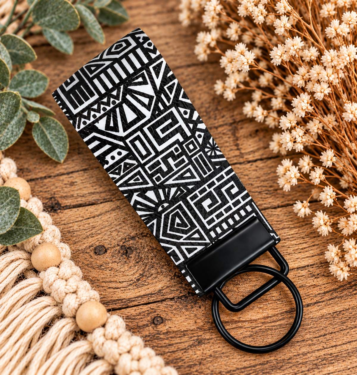 Faux Leather Key Fob Key Chains