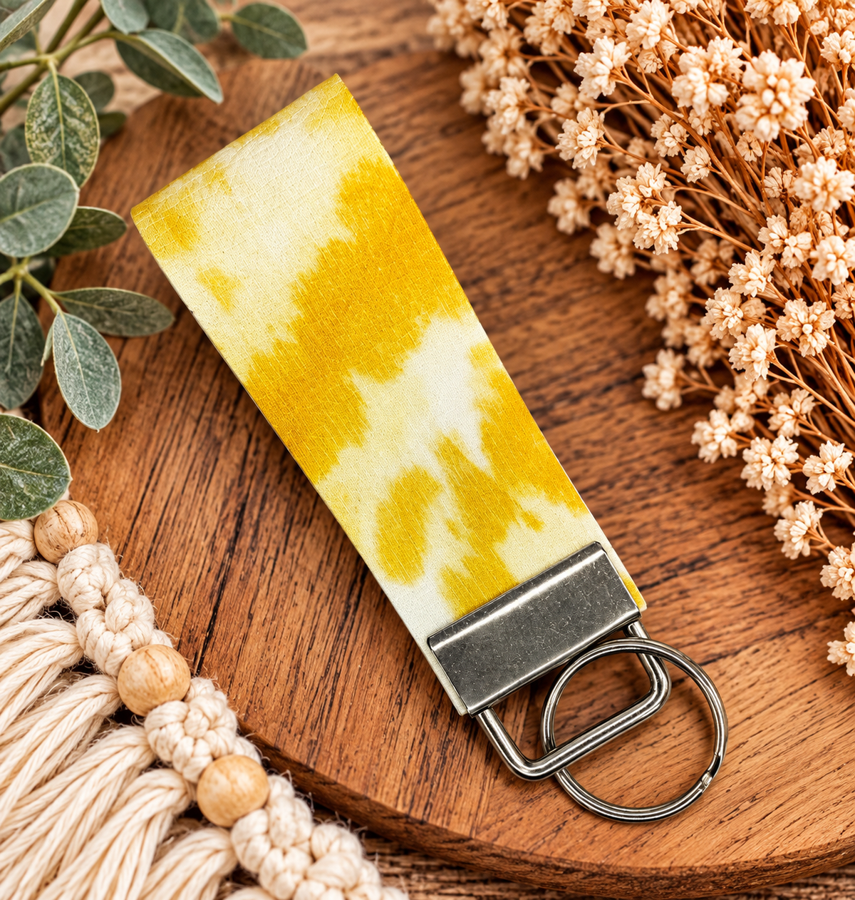 Faux Leather Key Fob Key Chains