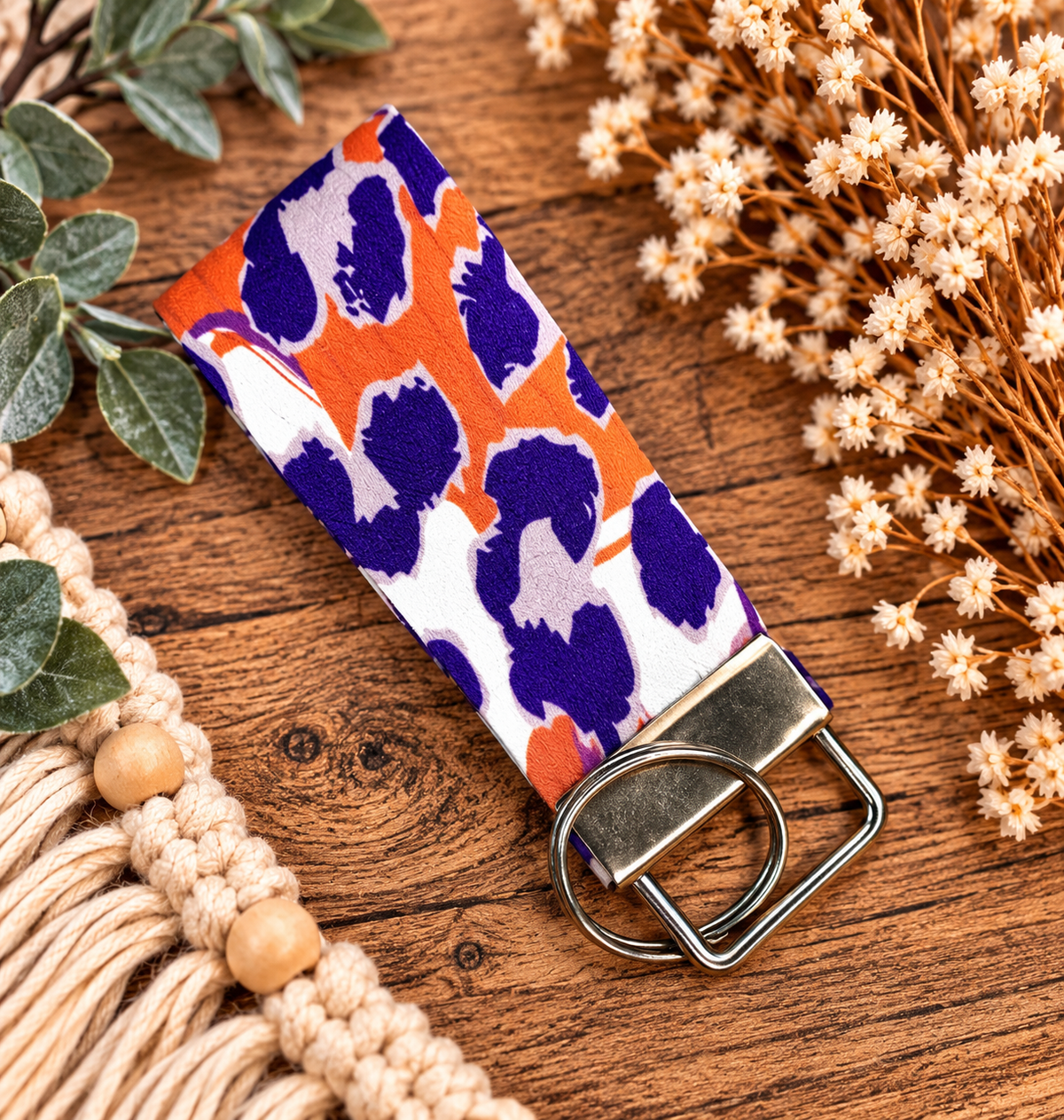 Faux Leather Key Fob Key Chains