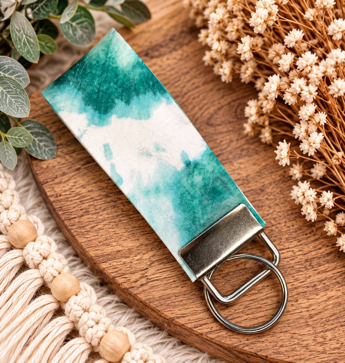Faux Leather Key Fob Key Chains