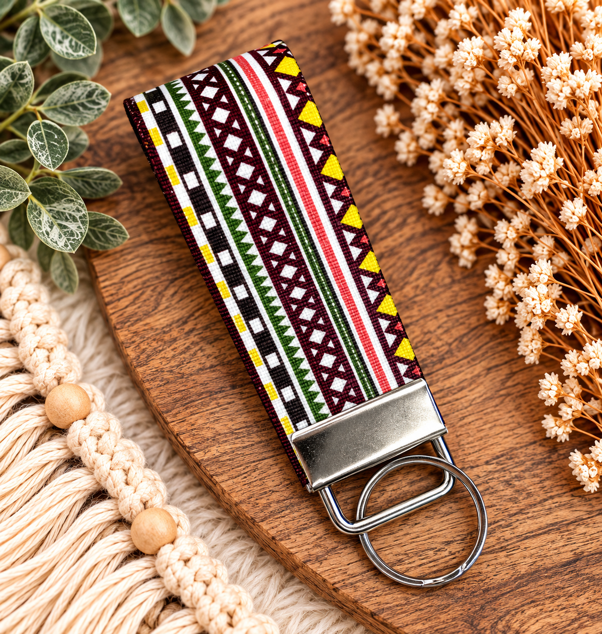 Faux Leather Key Fob Key Chains