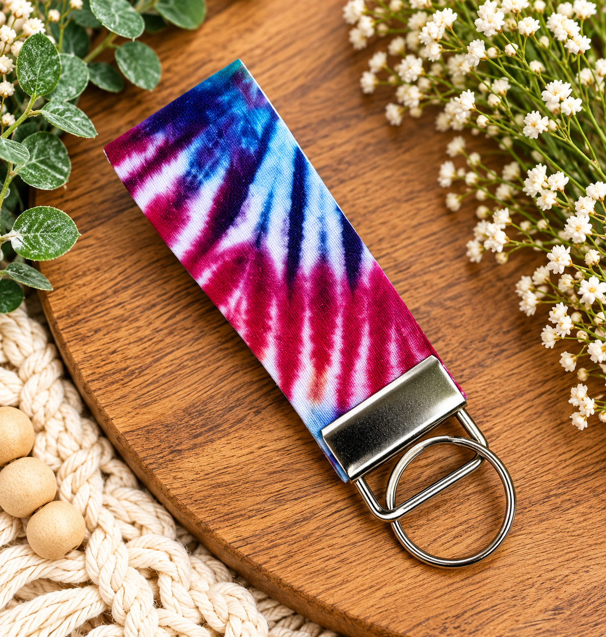 Faux Leather Key Fob Key Chains