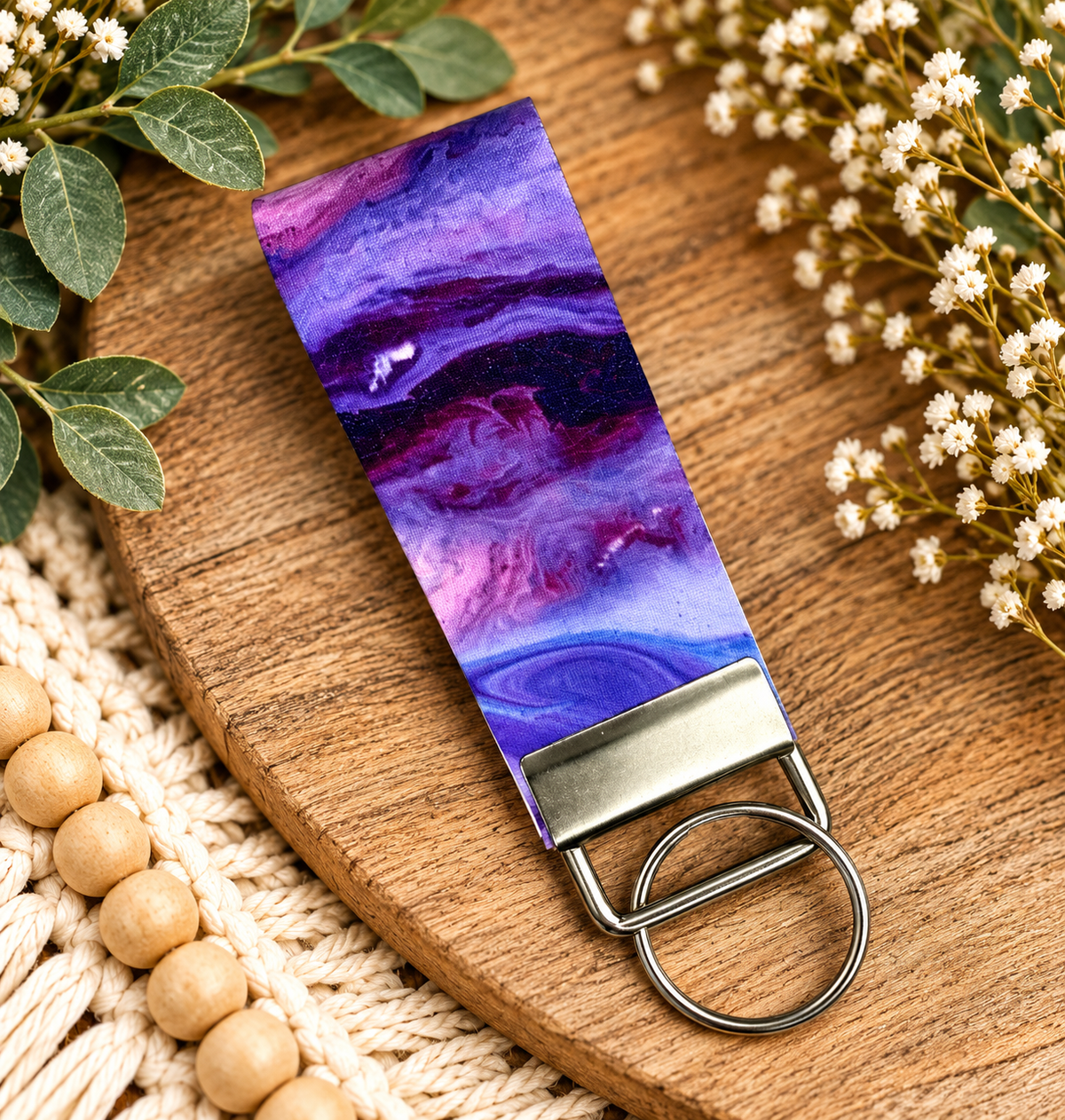 Faux Leather Key Fob Key Chains