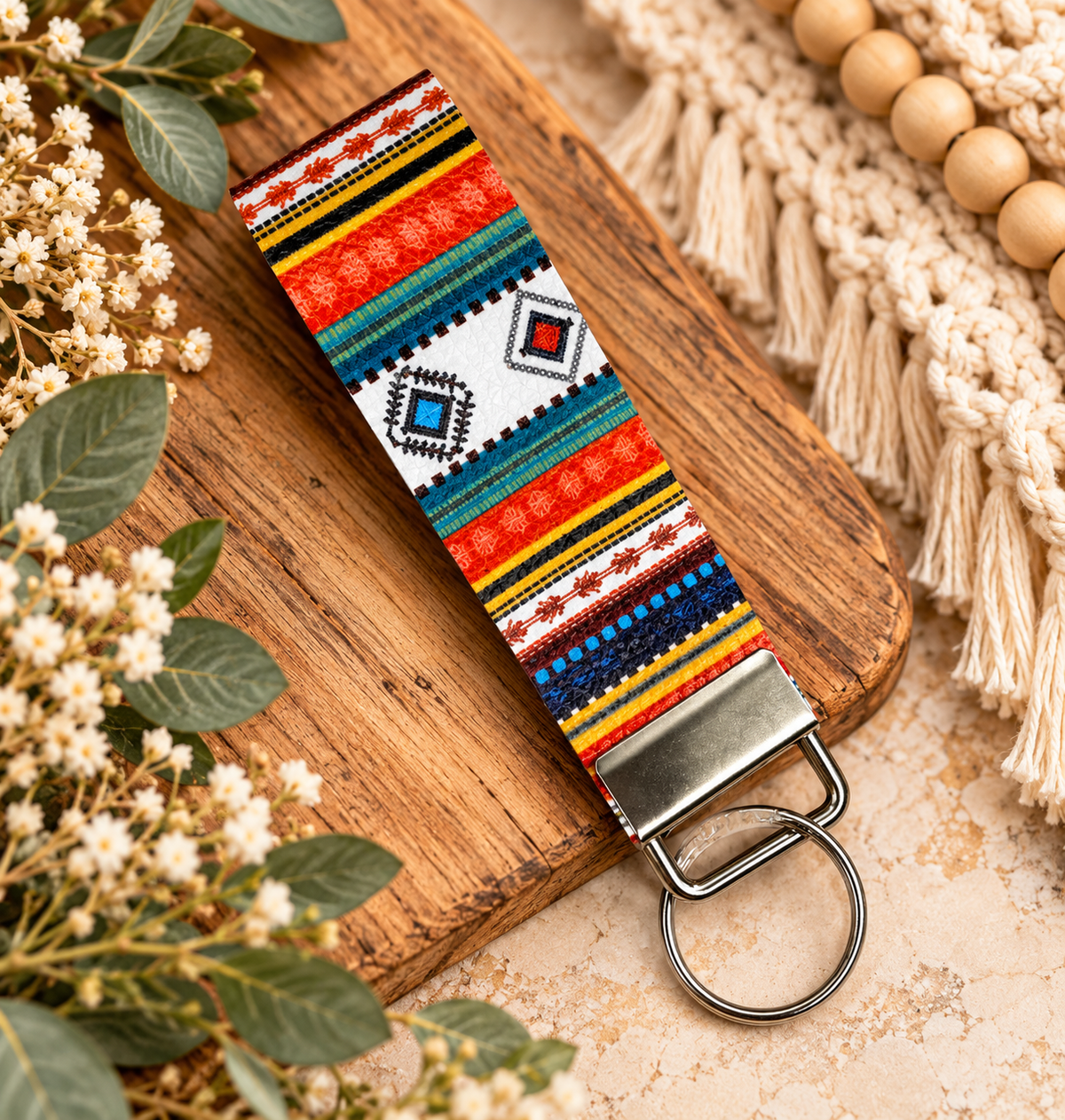 Faux Leather Key Fob Key Chains