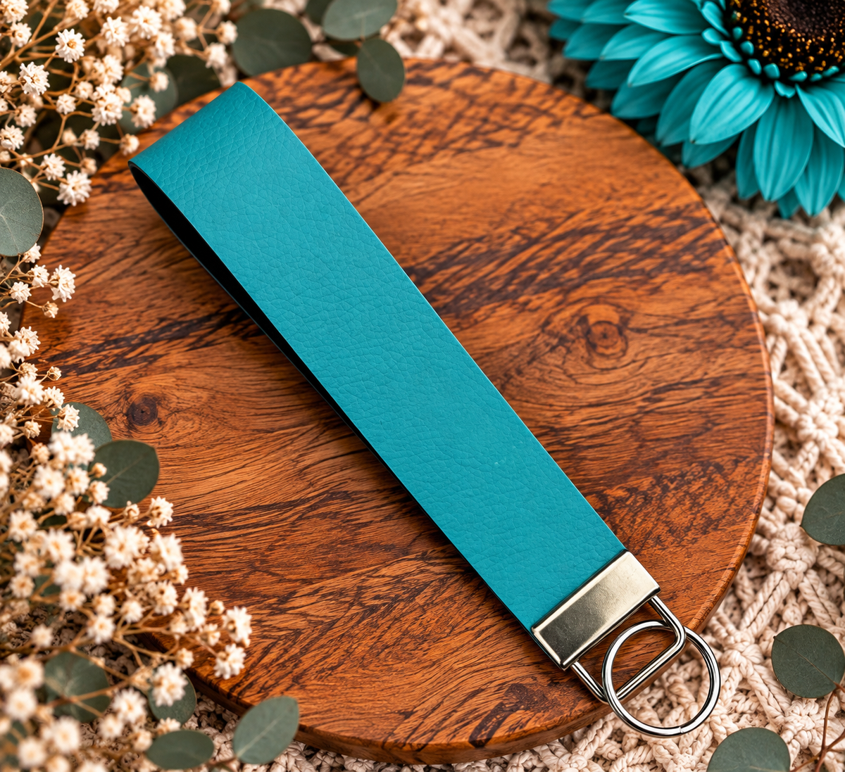 Faux Leather Wristlets