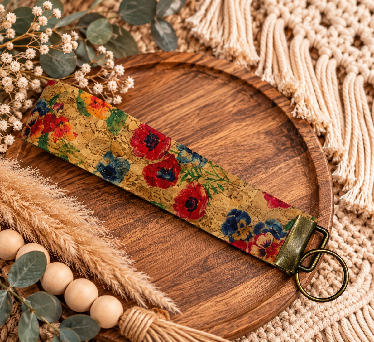 Faux Leather Wristlets