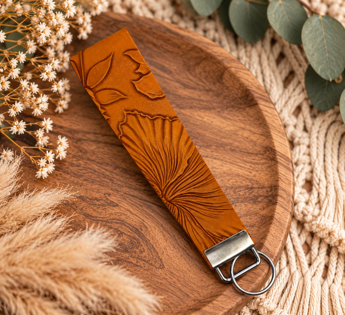 Faux Leather Wristlets