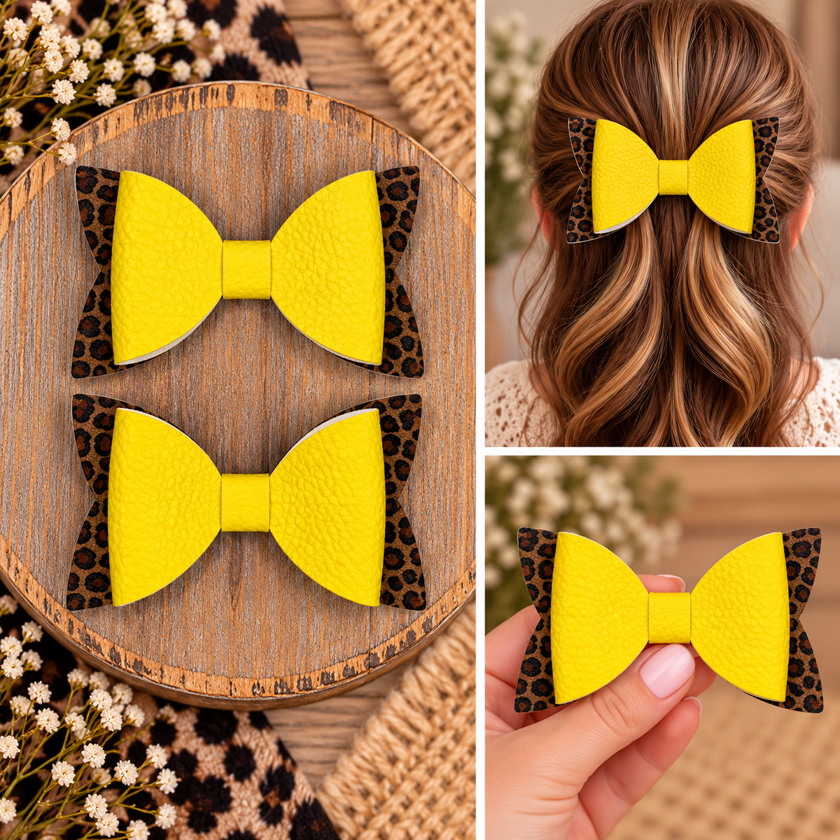 Everyday Hair Bows (no glitter)