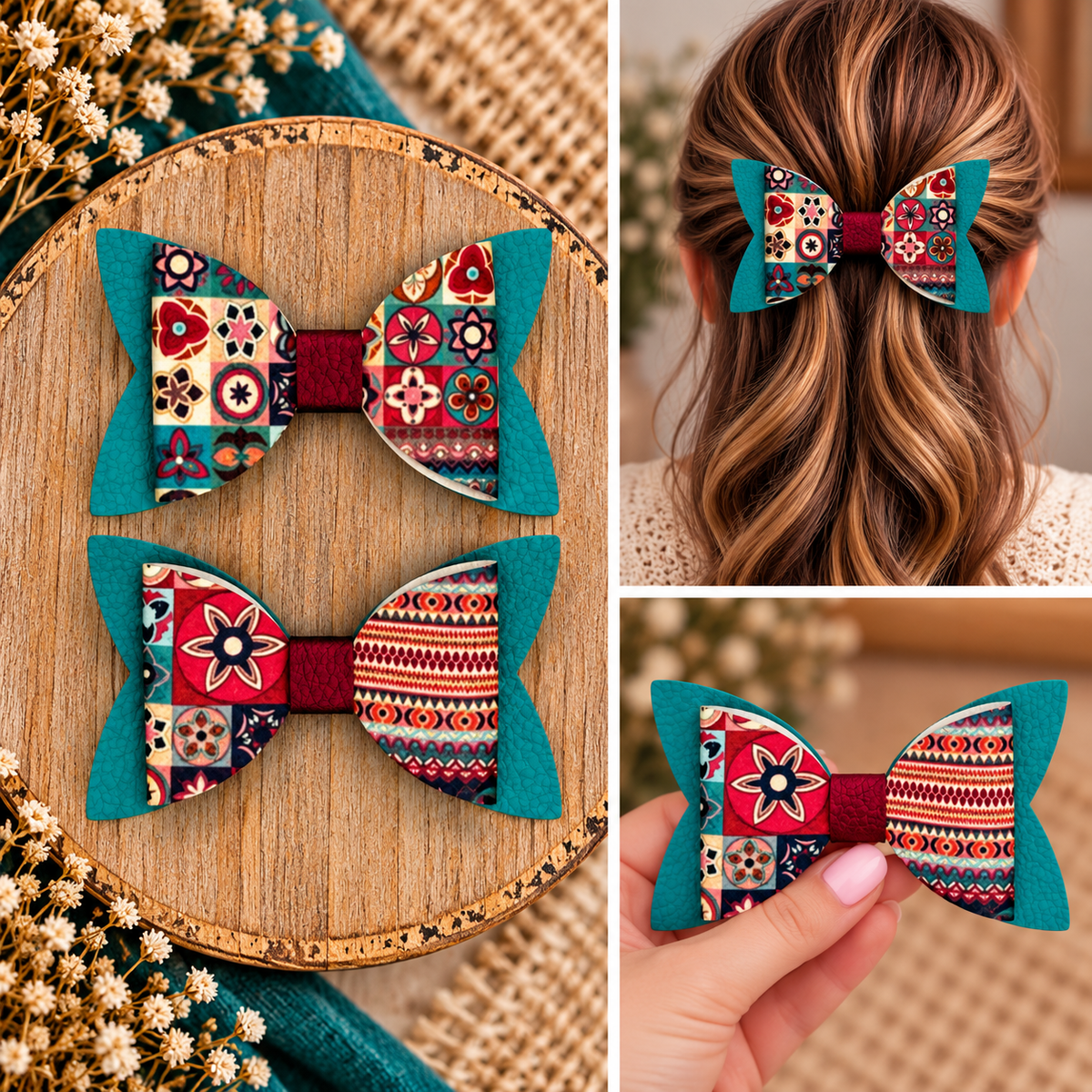 Everyday Hair Bows (no glitter)