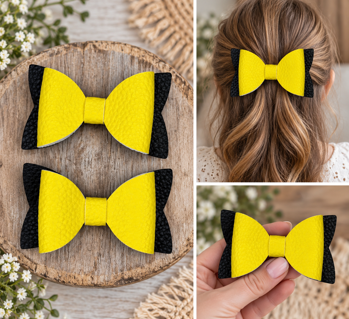 Everyday Hair Bows (no glitter)